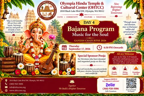 Ganesh Chaturthi Day 4 Bajana Program flyer
